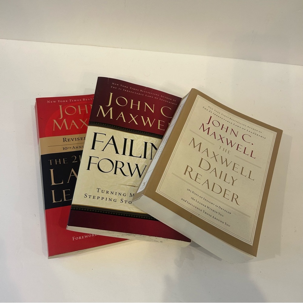 John C. Maxwell Leadership Book Trio